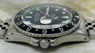 Vintage Rolex GMT - Master Wristwatch Ref.  1675 Jubilee 1970s NR 5