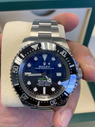 Rolex 126660 Deepsea Sea - Dweller D - Blue James Cameron 2