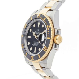 Rolex Submariner Auto Steel Yellow Gold Mens Oyster Bracelet Watch Date 116613LN 3