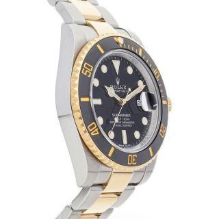 Rolex Submariner Auto Steel Yellow Gold Mens Oyster Bracelet Watch Date 116613LN 4