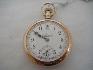 The Studebaker 329 South Bend - 21j Adjusted Neat Damaskeened 18s Pocket Watch