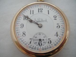 The Studebaker 329 South Bend - 21J adjusted neat damaskeened 18s pocket watch 2