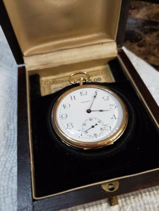 Absolutely Gorgeous Vintage 14k Solid Gold Waltham E Howard Pocket Watch