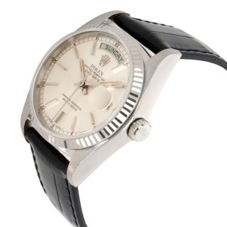 Rolex Day - Date 18039 Men ' s Watch in 18kt White Gold 3