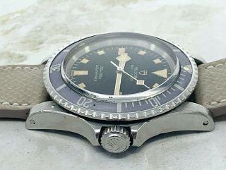 Vintage Tudor (by Rolex) Submariner Snowflake Wristwatch Ref.  7016/0 Blue Dial 4