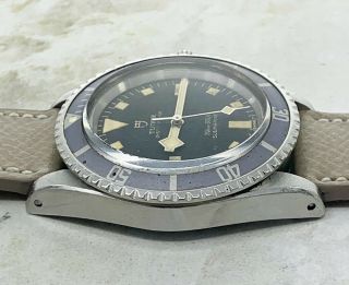 Vintage Tudor (by Rolex) Submariner Snowflake Wristwatch Ref.  7016/0 Blue Dial 6