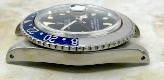 Vintage Rolex GMT - Master Wristwatch Ref.  1675 Steel Great Patina NR 4