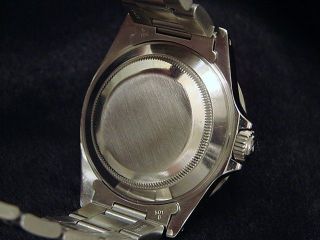Rolex Submariner Date Stainless Steel Watch Black Dial Bezel Mens Sub 16610 5