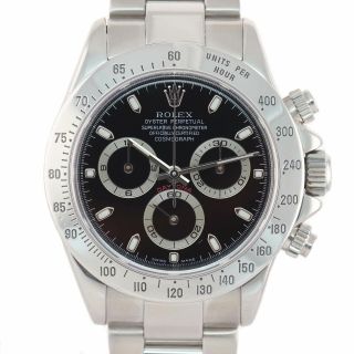 Rolex Daytona 116520 Black Dial Steel Chronograph 40 mm Watch Box 4