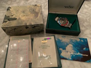 Vintage Rolex 1675 Gmt Master - Full Set,  Box,  Papers,  Booklets - 1975/76