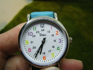 Vivanni Nurses Can Use Watch Colored Numbers - Military1 - 1/4 " Silvertone Watch