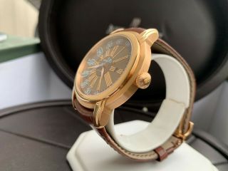 Very Rare Audemars Piguet Millenary 18K Rose Gold Brown Dial Watch in FULL SET 3