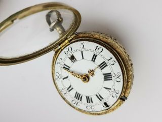 Quarter repeater verge fusee pair case pocket watch 10