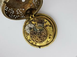 Quarter repeater verge fusee pair case pocket watch 9