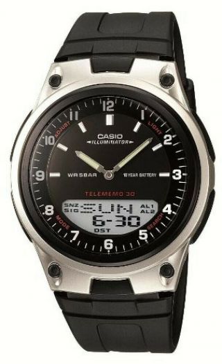 Casio Watch Standard Aw - 80 - 1ajf Men 