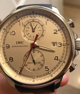 Iwc Portuguese Yacht Club Chronograph Iw390211 Wrist Watch For Men
