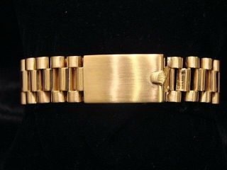 Mens Rolex Day - Date President Solid 18K Yellow Gold Watch Silver Vintage 1803 5