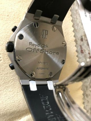 Audemars Piguet Royal Oak Offshore Watch - Silver,  Boxed and Receipt 4