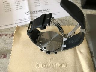 Audemars Piguet Royal Oak Offshore Watch - Silver,  Boxed and Receipt 5