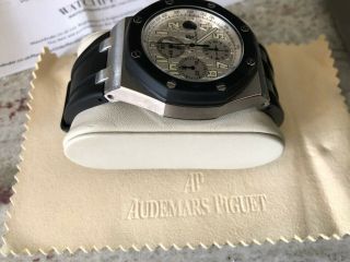 Audemars Piguet Royal Oak Offshore Watch - Silver,  Boxed and Receipt 8