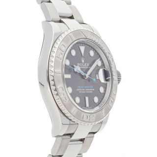 Rolex Yacht - Master Auto 40mm Steel Platinum Mens Oyster Bracelet Watch 116622 4