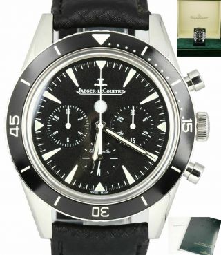 2016 Jaeger Lecoultre Deep Sea Chronograph Ceramic 135.  8.  C8 40mm Stainless Watch