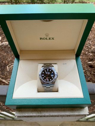 Rolex Explorer II Watch 42mm Black Dial 2
