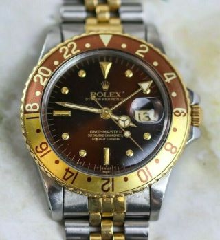 Vintage Rolex Gmt - Master Wristwatch For Dubcat