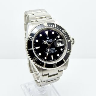 Rolex Submariner Date 16610 Stainless Steel Watch 3