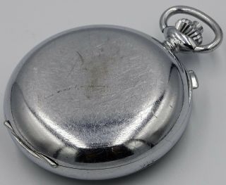 Vintage Heuer Chronograph Rattrapante Split Second cal.  Valjoux 76R pocket watch 8