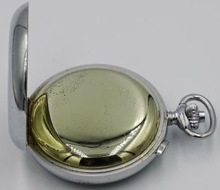 Vintage Heuer Chronograph Rattrapante Split Second cal.  Valjoux 76R pocket watch 9