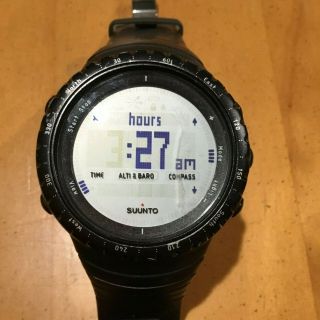 SUUNTO CORE Black Watch W/ Altimeter/Barometer/Compass Battery 2