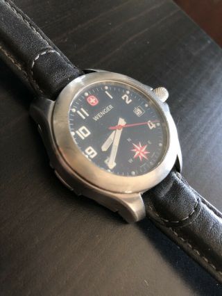 Rare - Vintage - Wenger - Swiss Army 7203x Mens Compass Wrist Watch