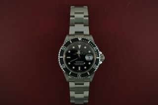 Men ' s Rolex Submariner Date 16610T Stainless Steel Oyster with Papers Year 2008 2