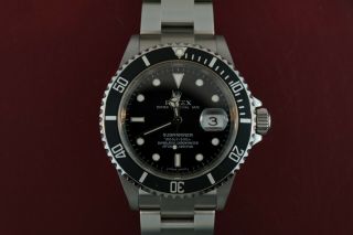 Men ' s Rolex Submariner Date 16610T Stainless Steel Oyster with Papers Year 2008 3