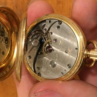 18k Tiffany & Co.  York Gold Pocket Watch Patek Movement? No 89346 3
