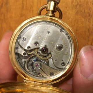 18k Tiffany & Co.  York Gold Pocket Watch Patek Movement? No 89346 7
