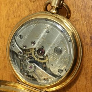 18k Tiffany & Co.  York Gold Pocket Watch Patek Movement? No 89346 8