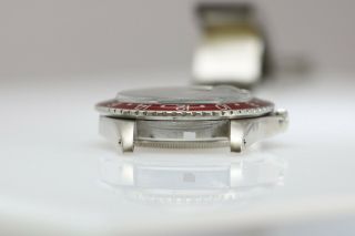 Vintage Rolex GMT Master 1675 Pepsi Bezel Automatic Watch Circa 1960s 12