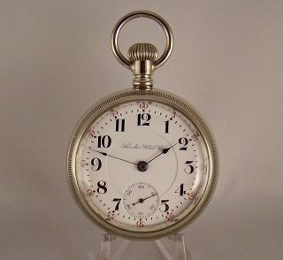 115 Years Old Hamilton " 940 " 21j Open Face Size 18s Railroad Great Pocket Watch