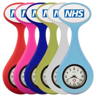 Rolseley Nhs Silicone Clip On Fob Nurse Medic Watch Brooch With Pin - 6 Colours