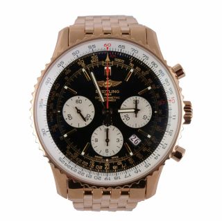 Breitling Navitimer Limited Edition 43mm 18K Rose Gold RB0121 Chrono Watch 7