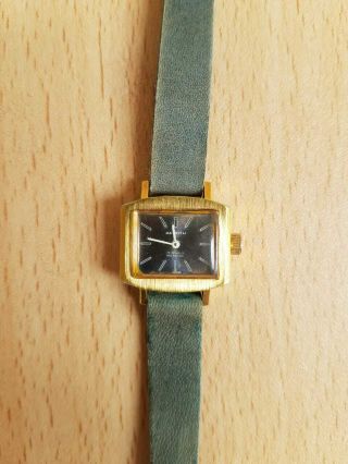 Vintage Ardath Swiss Made 17 Jewels Incabloc 10 Microns Gold Plated Bezel Watch