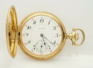 Gorgeous 16 Size 23 Jewels E.  Howard Series 0 Antique Hunting Case Pocket Watch