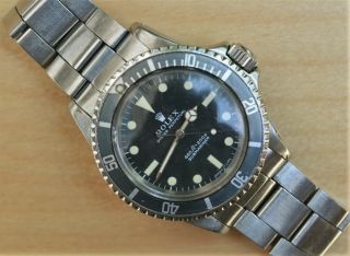 Rolex 5513 Submariner From 1971 Very With 9315 Bracelet 280 Ends 2