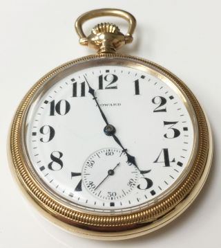 E.  Howard 1317689 Railroad Chronometer Pocket Watch 21 Jewels U.  S.  A.  Series 11