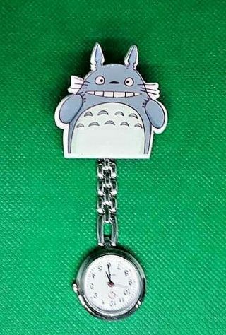 Totoro Anime Nurse,  Vet,  Cosplay Fob Watch Uniform Pocket Bag