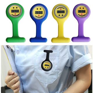 Brooch Fob Style Doctor Nurses Watch Digital Silicone Pocket Watches Now On