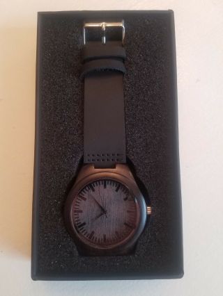 Wooden Watch With Engraving From A Mother To Her Son