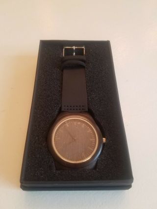 Wooden watch with engraving from a Mother to her son 2